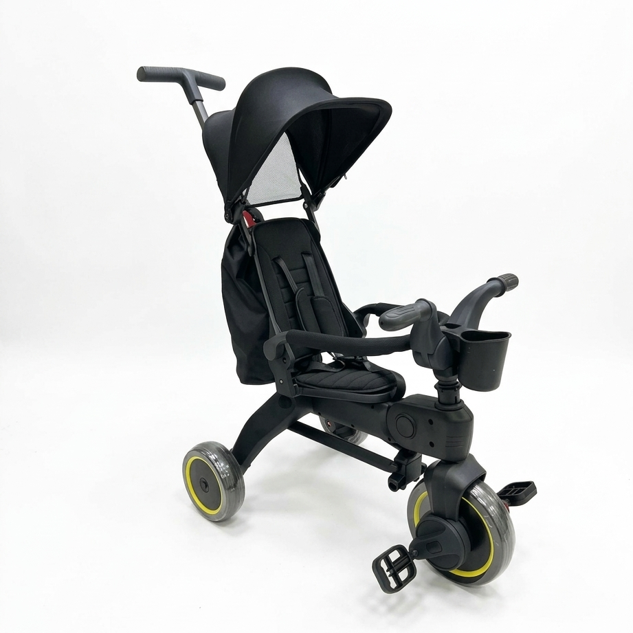 Uşaq Üçtəkərli Velosipedi: Qatlana Bilən və Çoxfunksiyalı Model